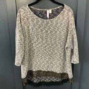 Alya Grey Knit Top